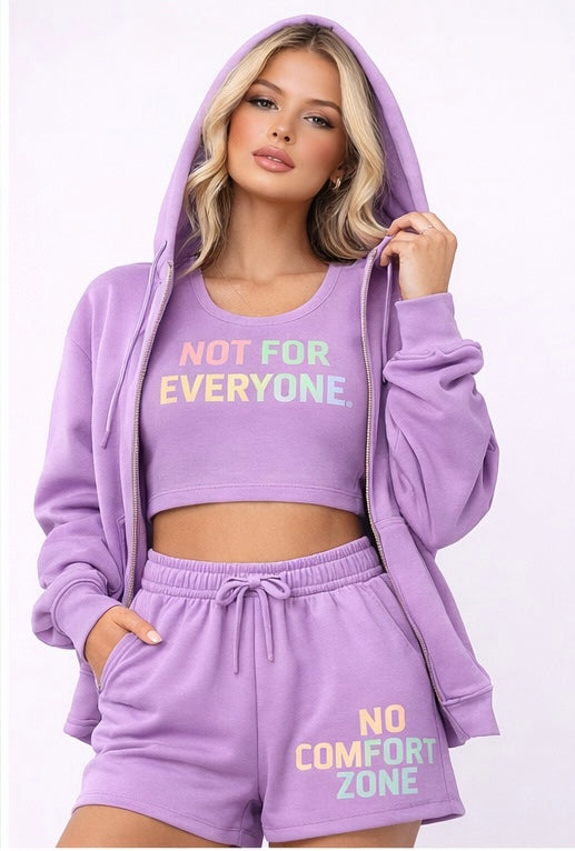 “Not For Everyone” 3-Piece Lounge Set – Soft Power Collection