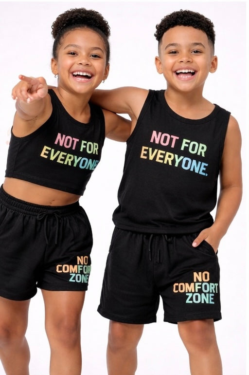 “Not For Everyone” Kids Matching Set – Dark Edition