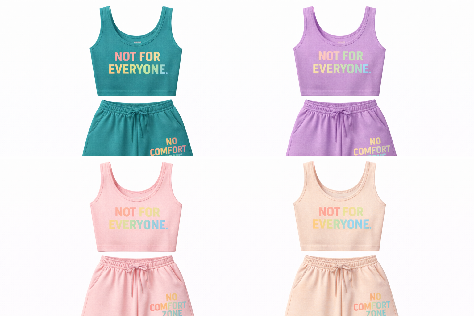 “Not For Everyone” Summer Lounge Set – Soft Power Edition