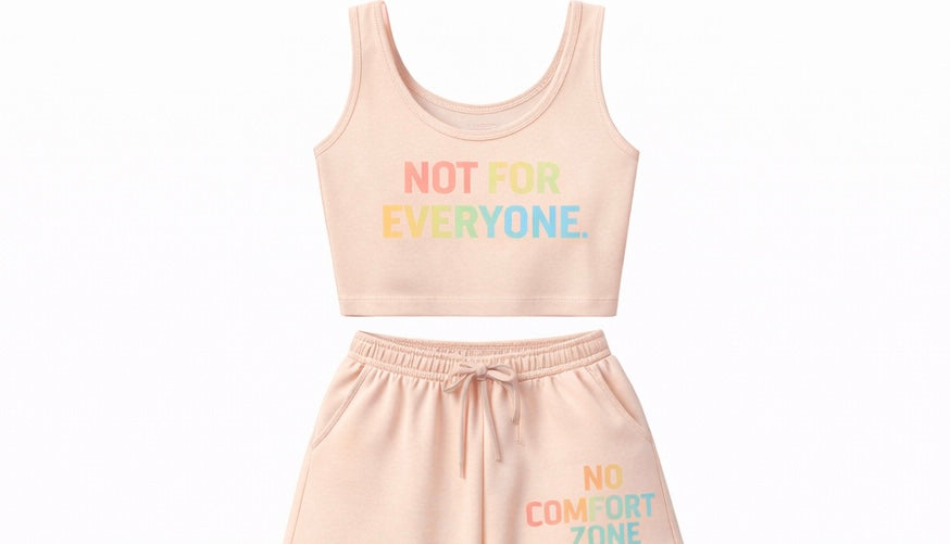 “Not For Everyone” Summer Lounge Set – Soft Power Edition