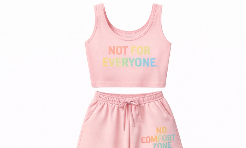 “Not For Everyone” Summer Lounge Set – Soft Power Edition