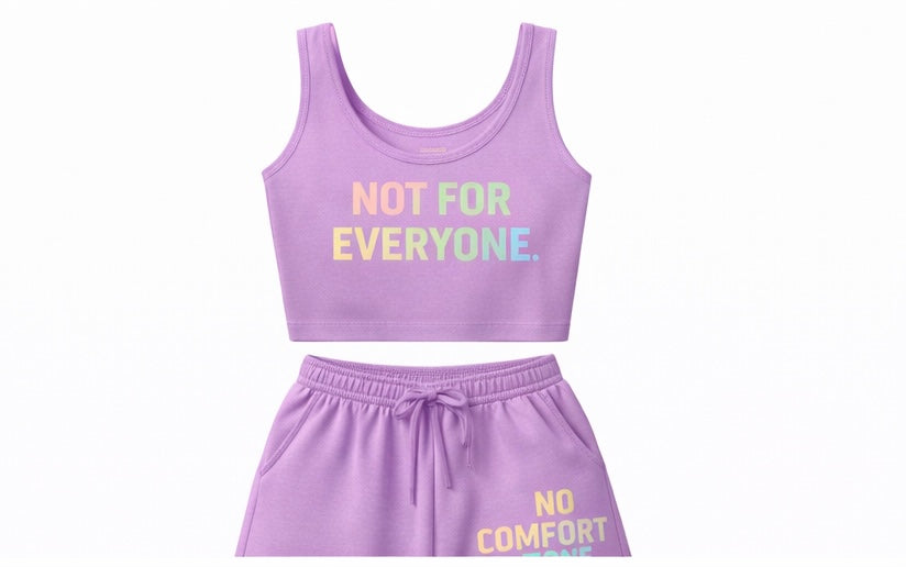 “Not For Everyone” Summer Lounge Set – Soft Power Edition