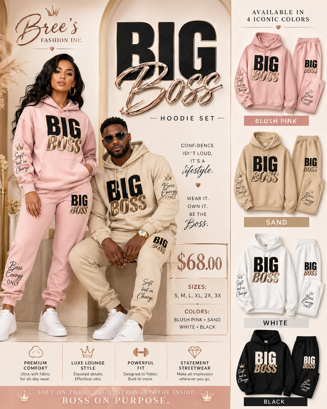 Big Boss Hoodie Set