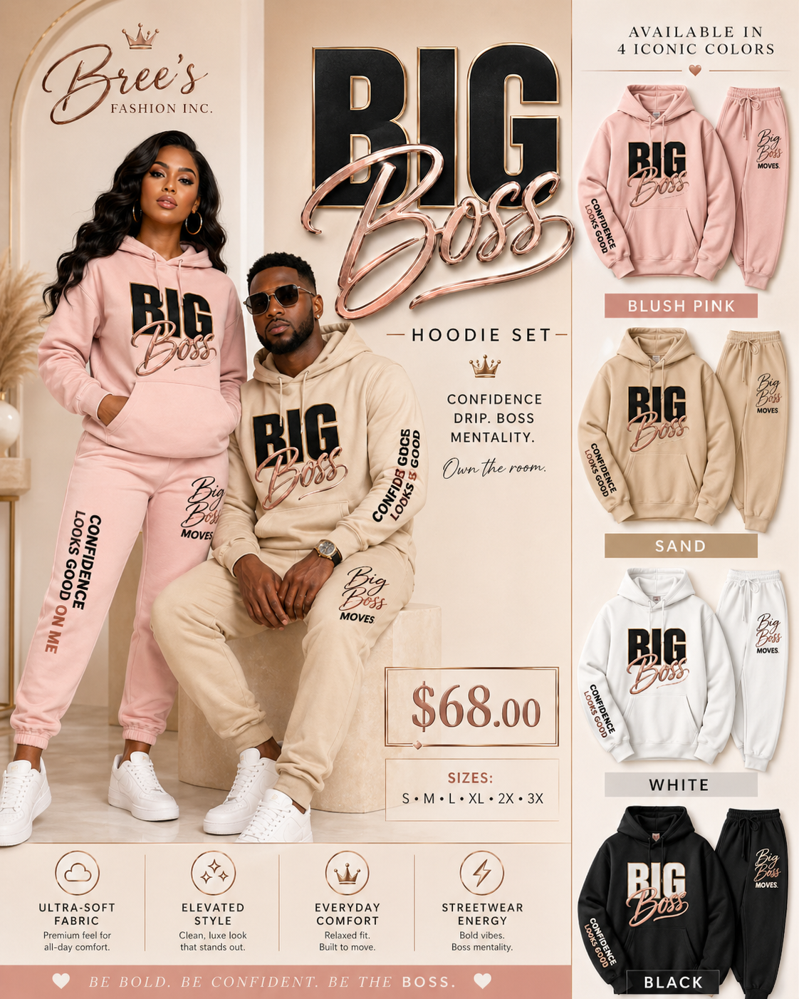 Big Boss Hoodie Set