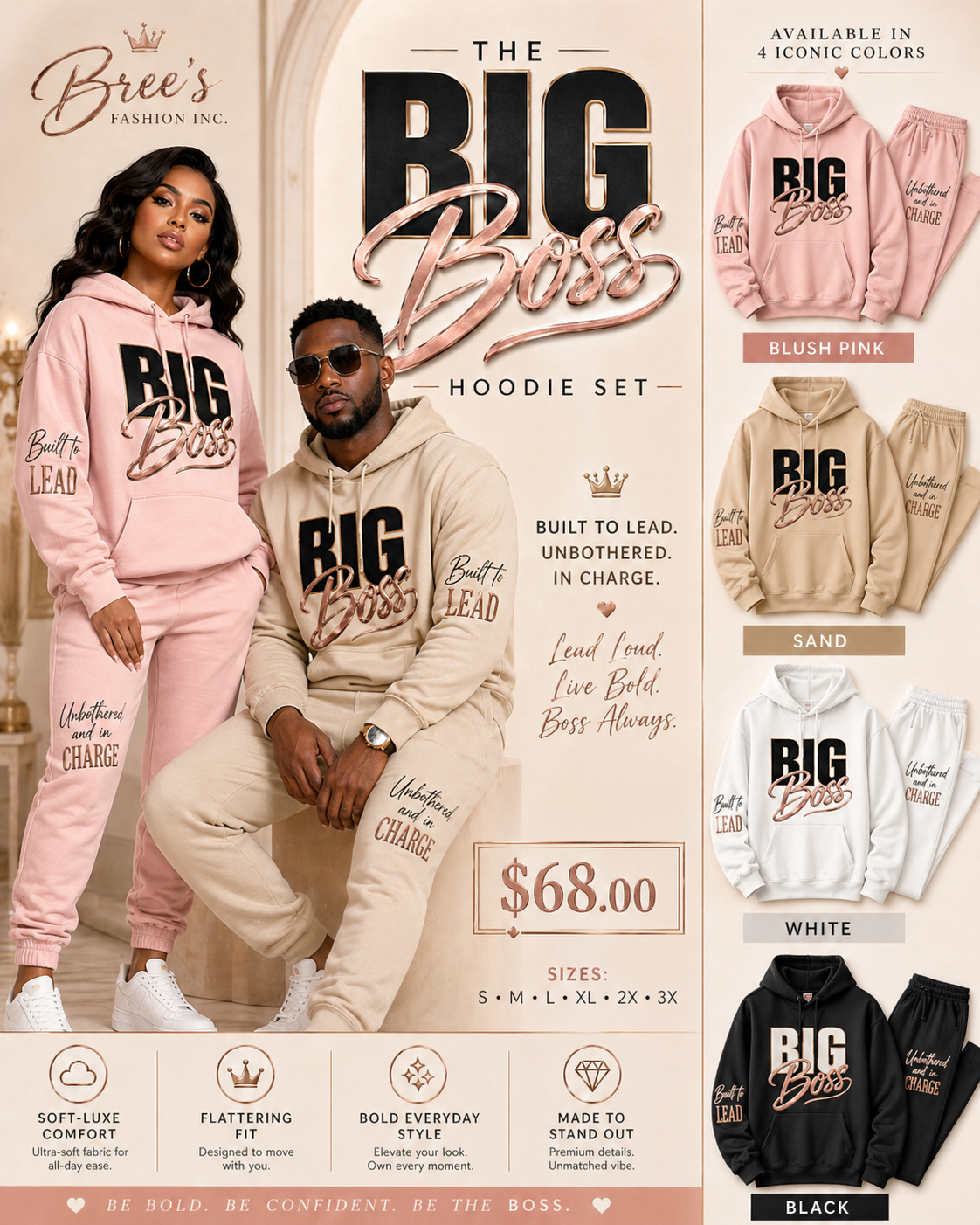 Big Boss Hoodie Set