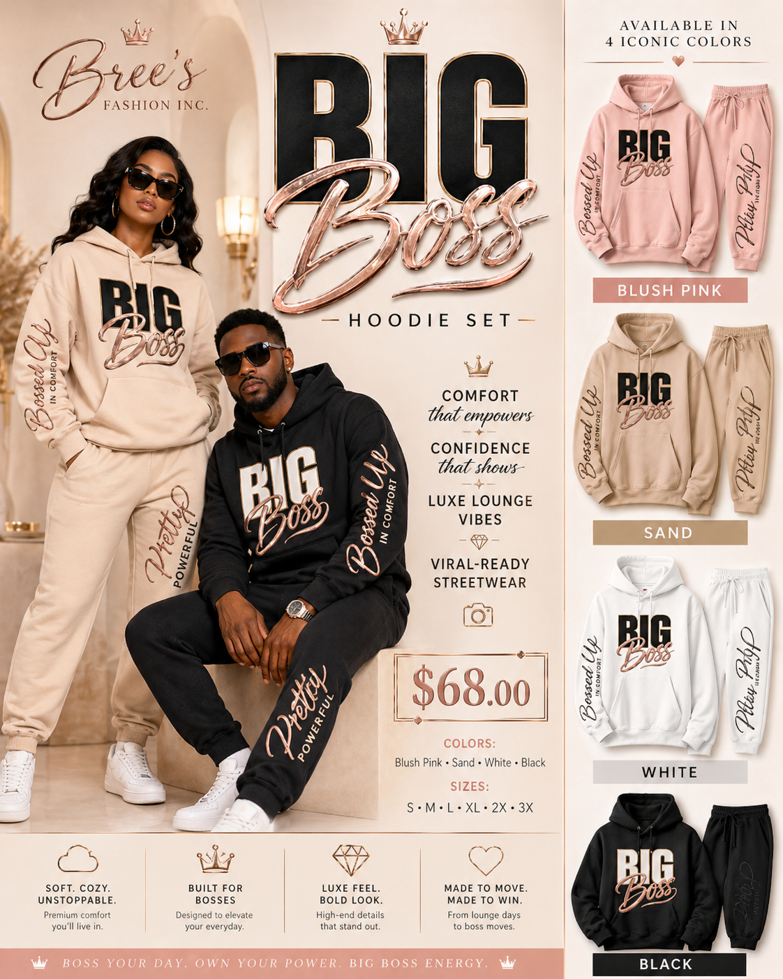 Big Boss Hoodie Set
