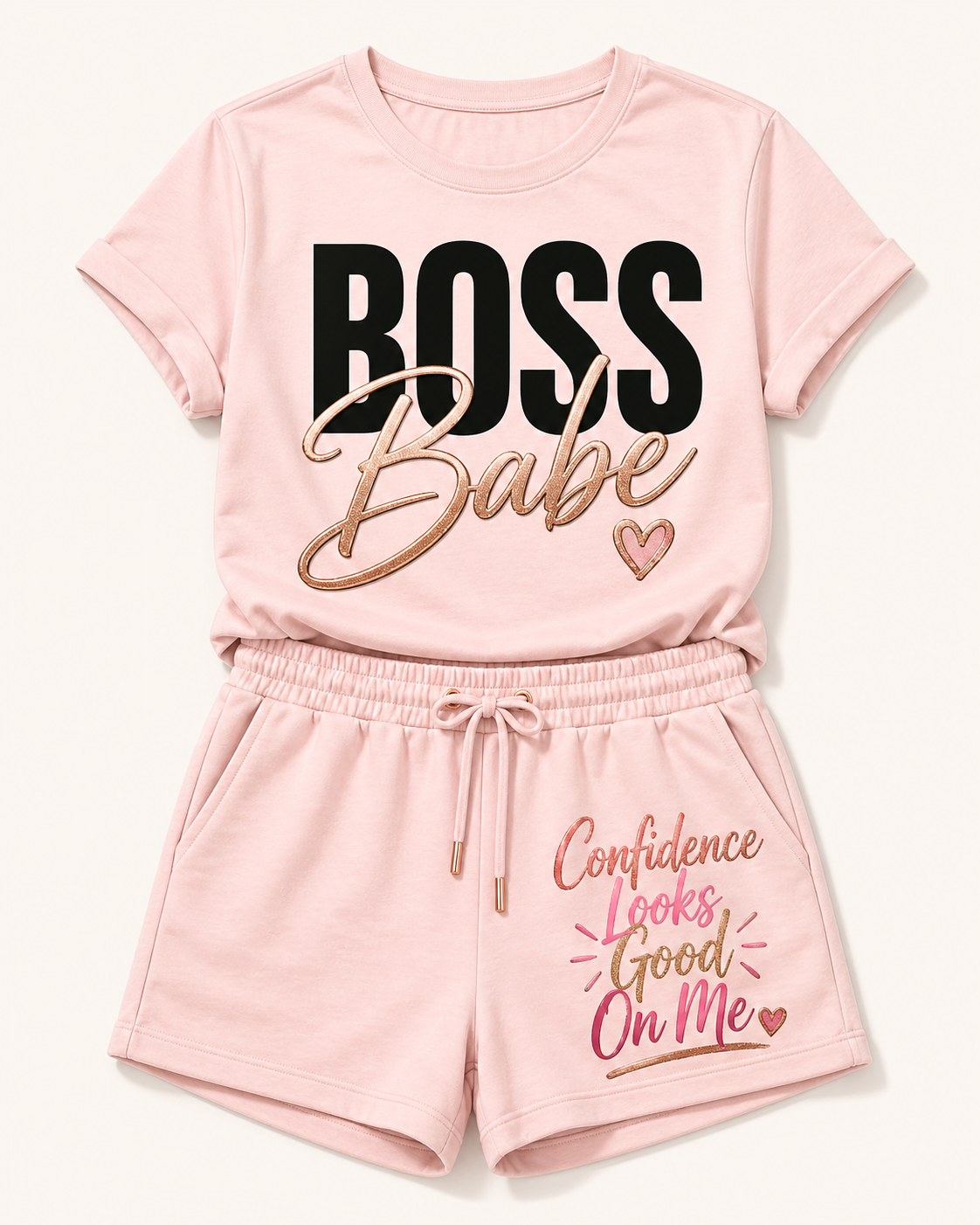 Boss Babe Short Set