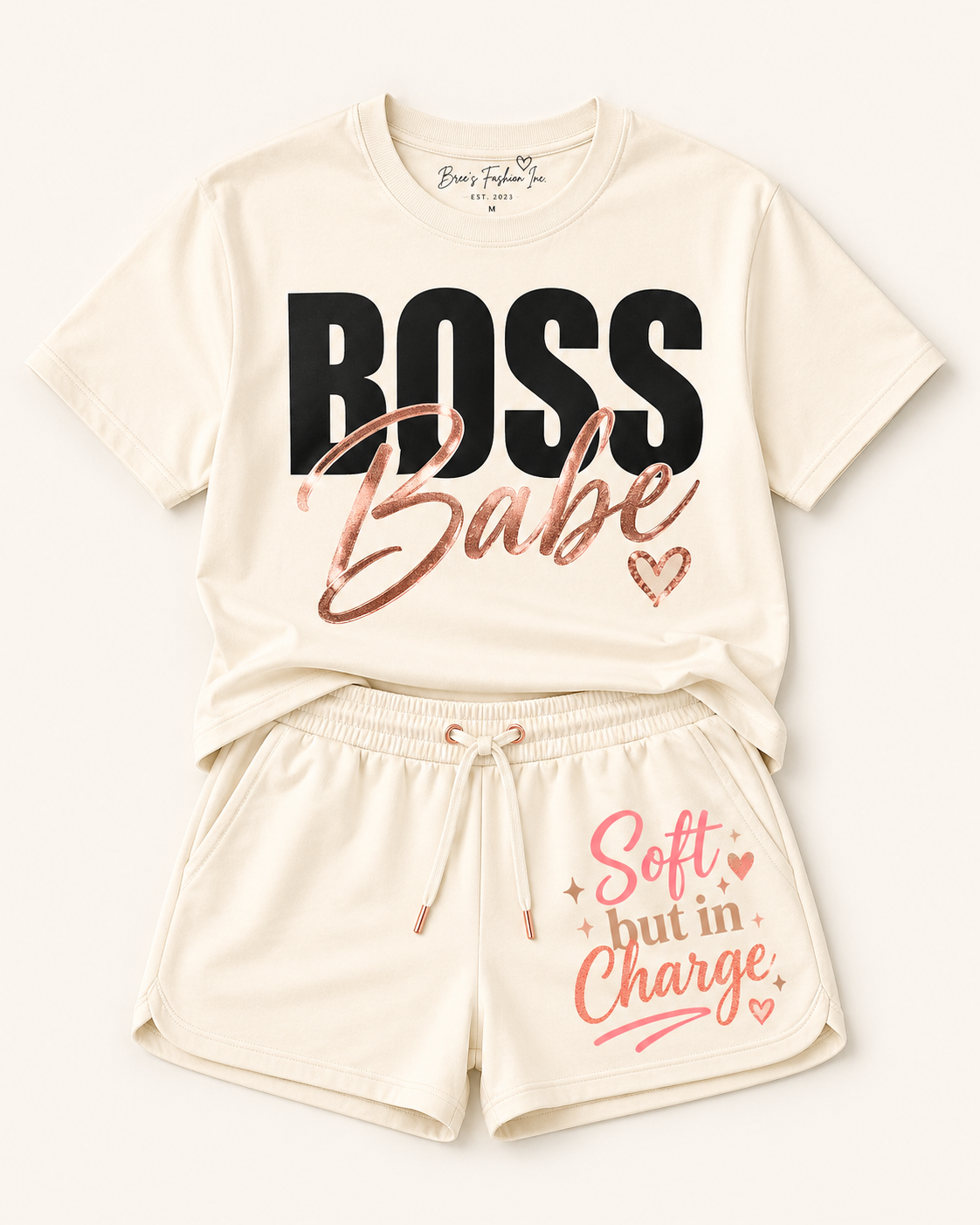 Boss Babe Short Set